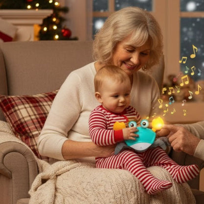 CrawlBuddy™ Crabe Interactif Rampant | Encourage Bébé à Ramper en S'Amusant