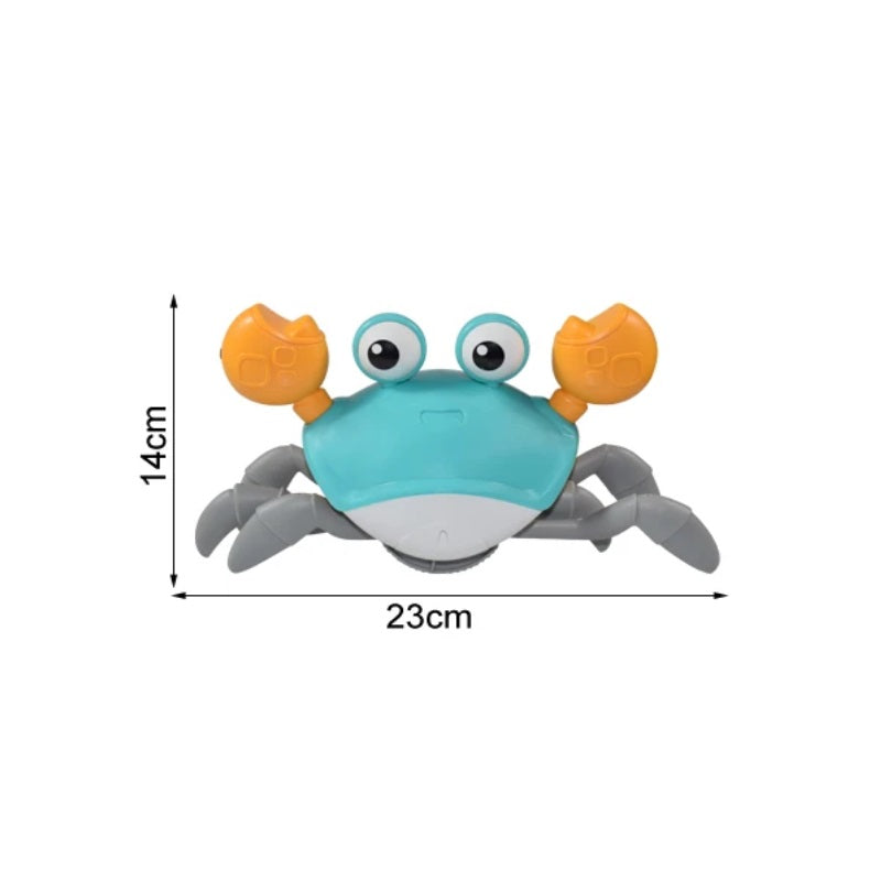 CrawlBuddy™ Crabe Interactif Rampant | Encourage Bébé à Ramper en S'Amusant