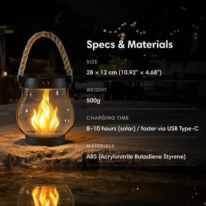 Lumora™ – Solar Lantern Outdoor Lights