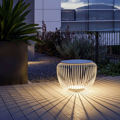 EcoGlow - Sleek Table Lamp with Garden-Ready Features