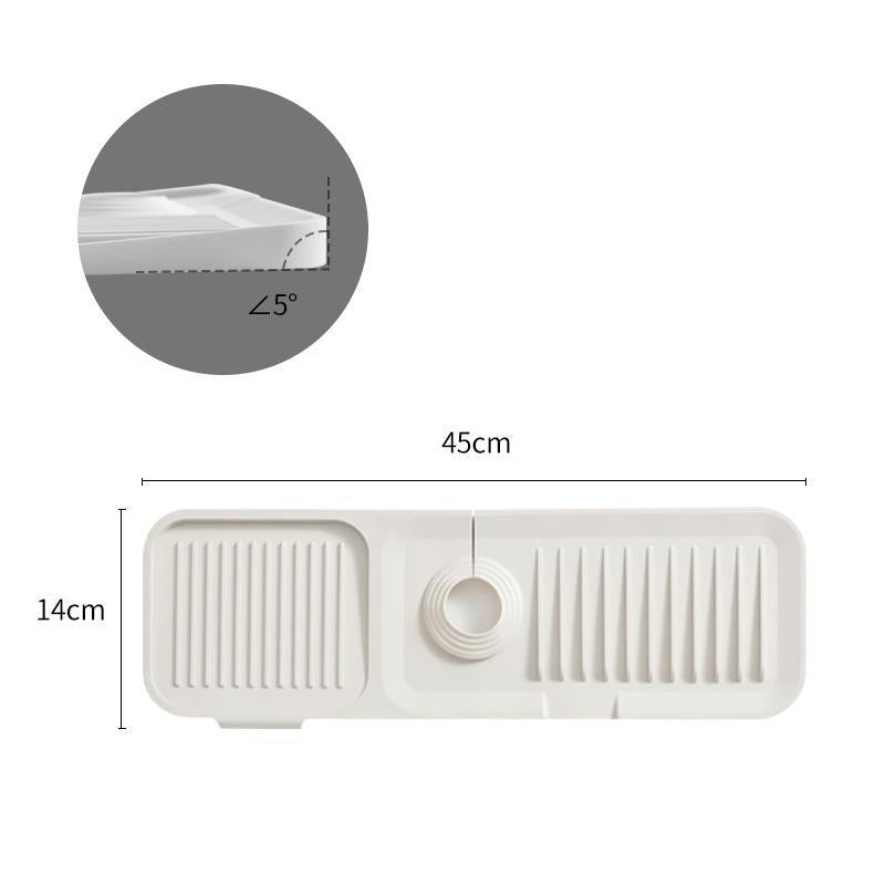 Soft-Surface Silicone Drying Mat – For Pots, Dishes, Glasses & Cutlery