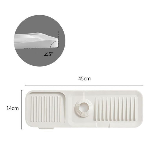 Soft-Surface Silicone Drying Mat – For Pots, Dishes, Glasses & Cutlery