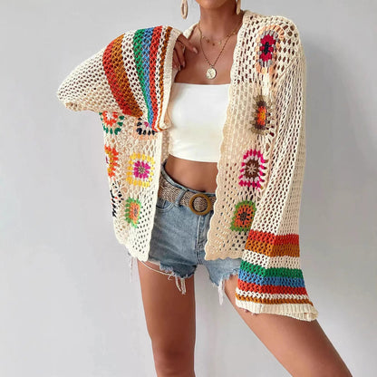Tansy – Crochet Patch Cardigan