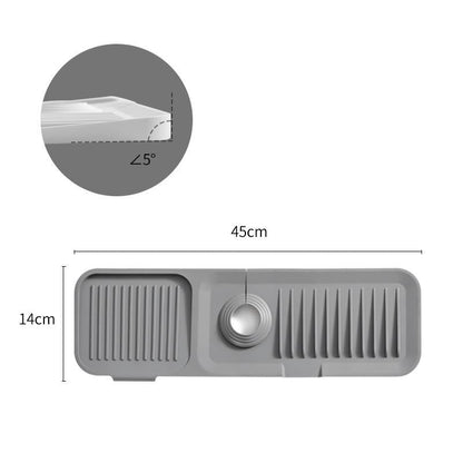 Soft-Surface Silicone Drying Mat – For Pots, Dishes, Glasses & Cutlery