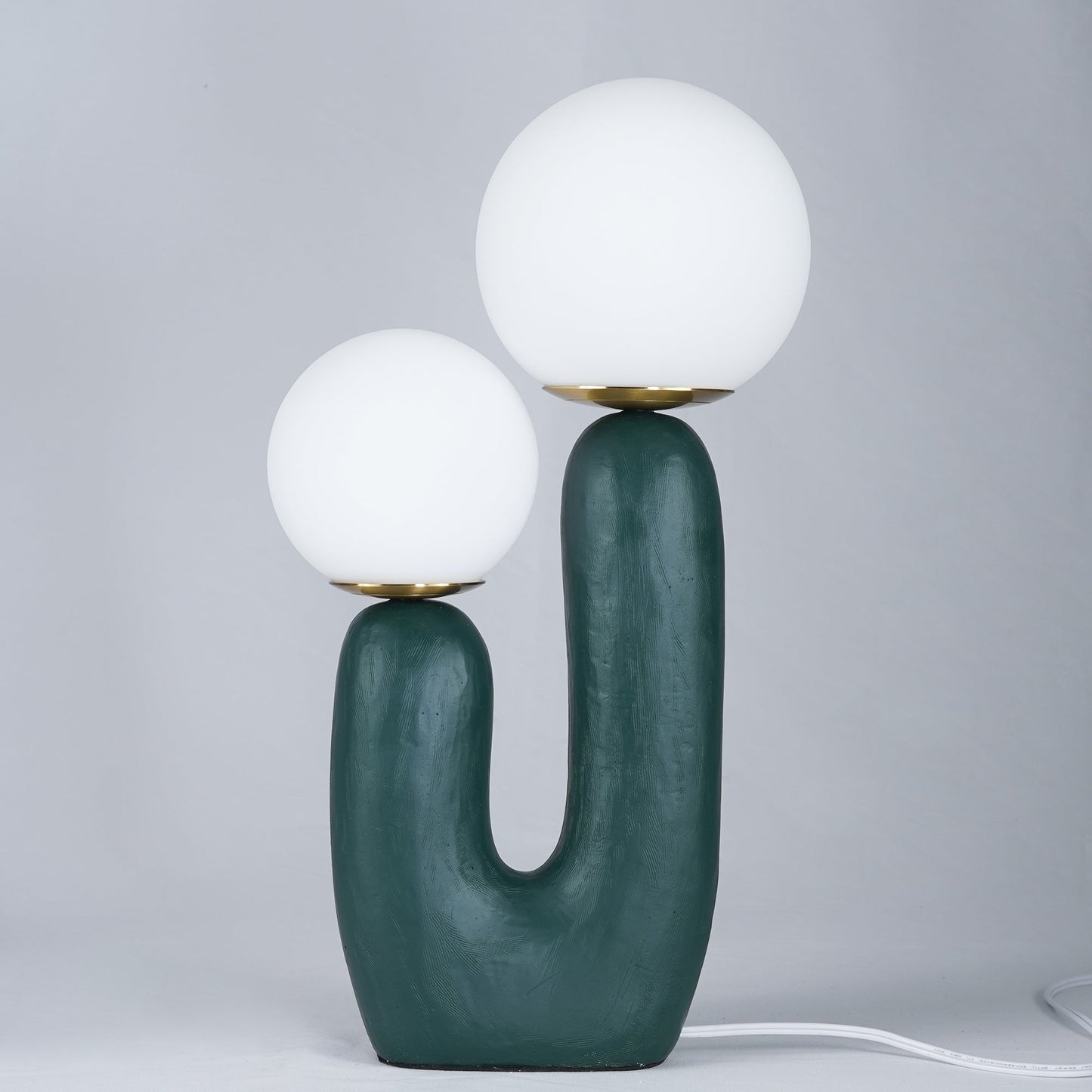 ClearLume – Sleek Glass and Resin Table Lamp
