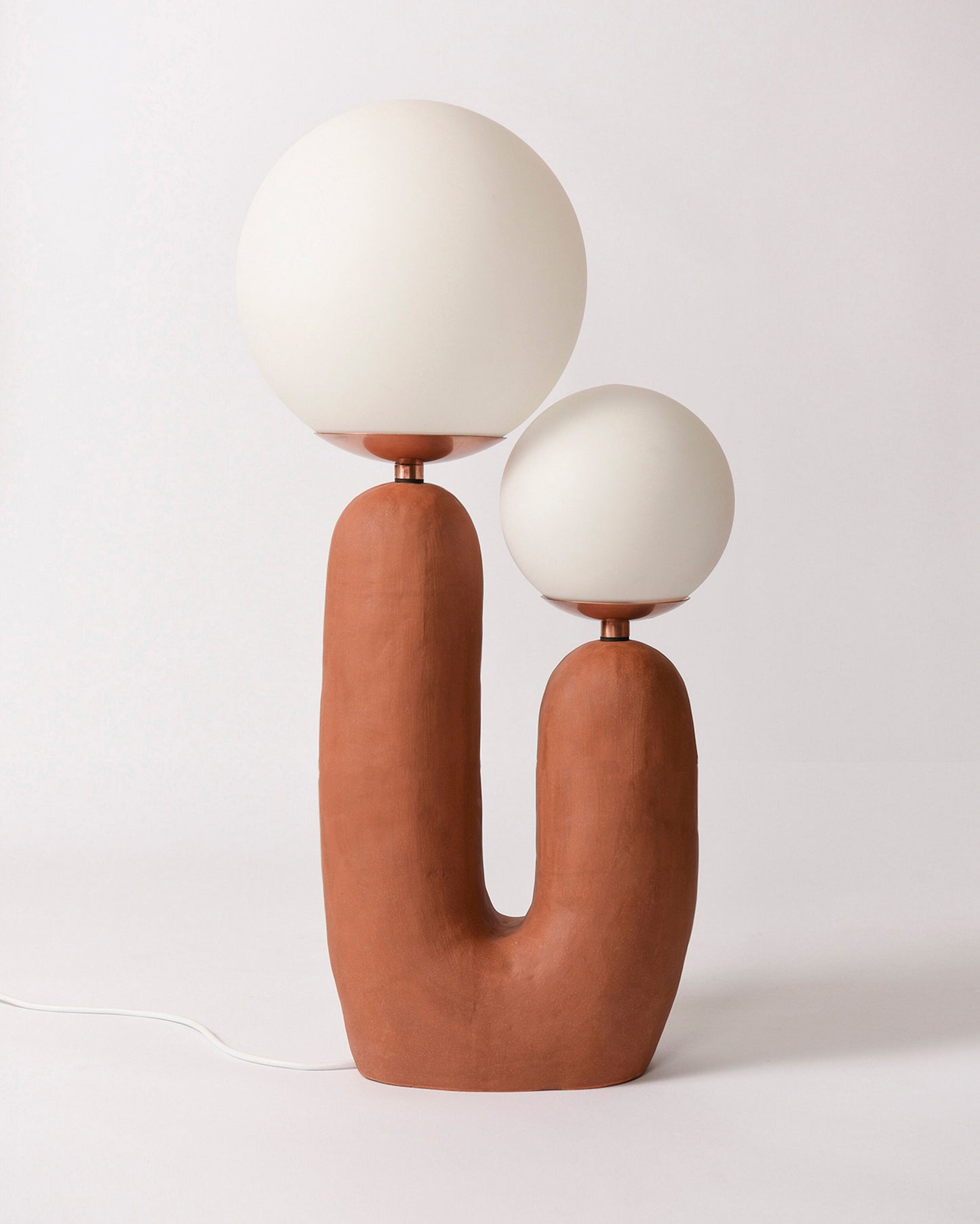 ClearLume – Sleek Glass and Resin Table Lamp