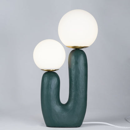 ClearLume – Sleek Glass and Resin Table Lamp
