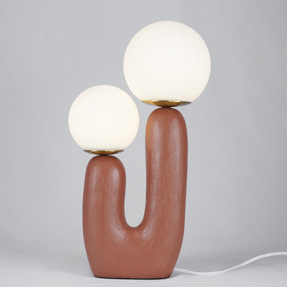 ClearLume – Sleek Glass and Resin Table Lamp