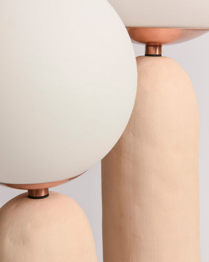 ClearLume – Sleek Glass and Resin Table Lamp
