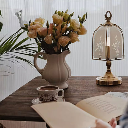 RadiantBloom - Orchid Glass Lamp
