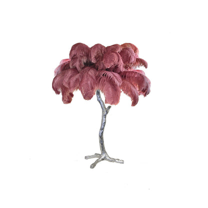 FeatherGlam – Luxurious Table Lamp