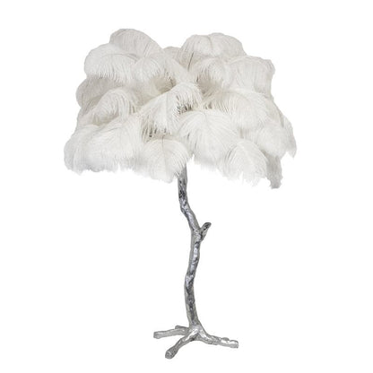 FeatherGlam – Luxurious Table Lamp