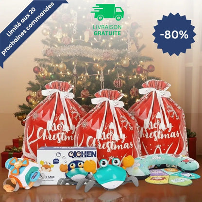 CrawlBuddy™ Crabe Interactif Rampant | Encourage Bébé à Ramper en S'Amusant
