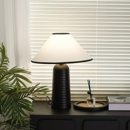 LuxePalisades - Geometrically Designed Table Lamp with Warm Glow