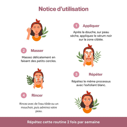 RiceGlow™ Duo Exfoliant Coréen au Riz | Peau Lisse & Éclatante