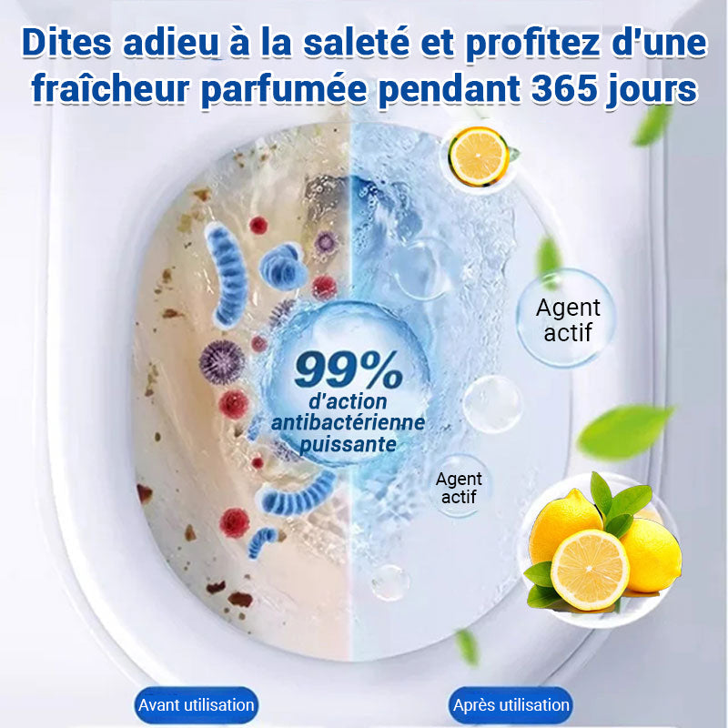 🎁 1+1 OFFERT ✅ UltraFlush™ Comprimés de Nettoyage et Désodorisants pour Toilettes
