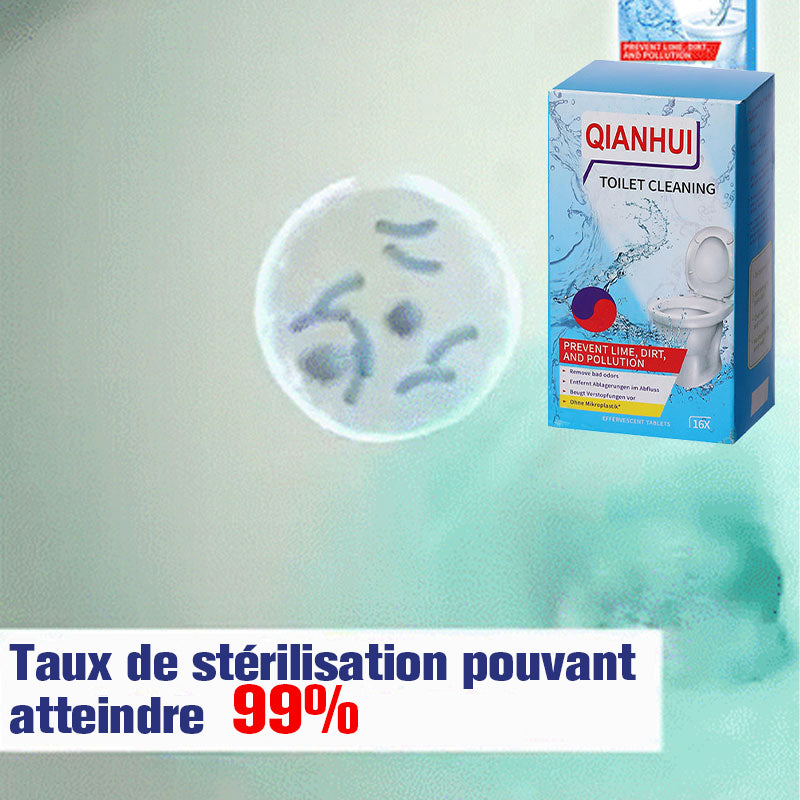 🎁 1+1 OFFERT ✅ UltraFlush™ Comprimés de Nettoyage et Désodorisants pour Toilettes
