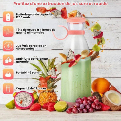 BlendGo™ Blender Portable | Smoothies et Jus Frais Partout