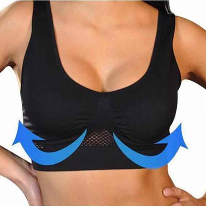 3-Piece Bra Set with Push-Up Design & Honeycomb Texture