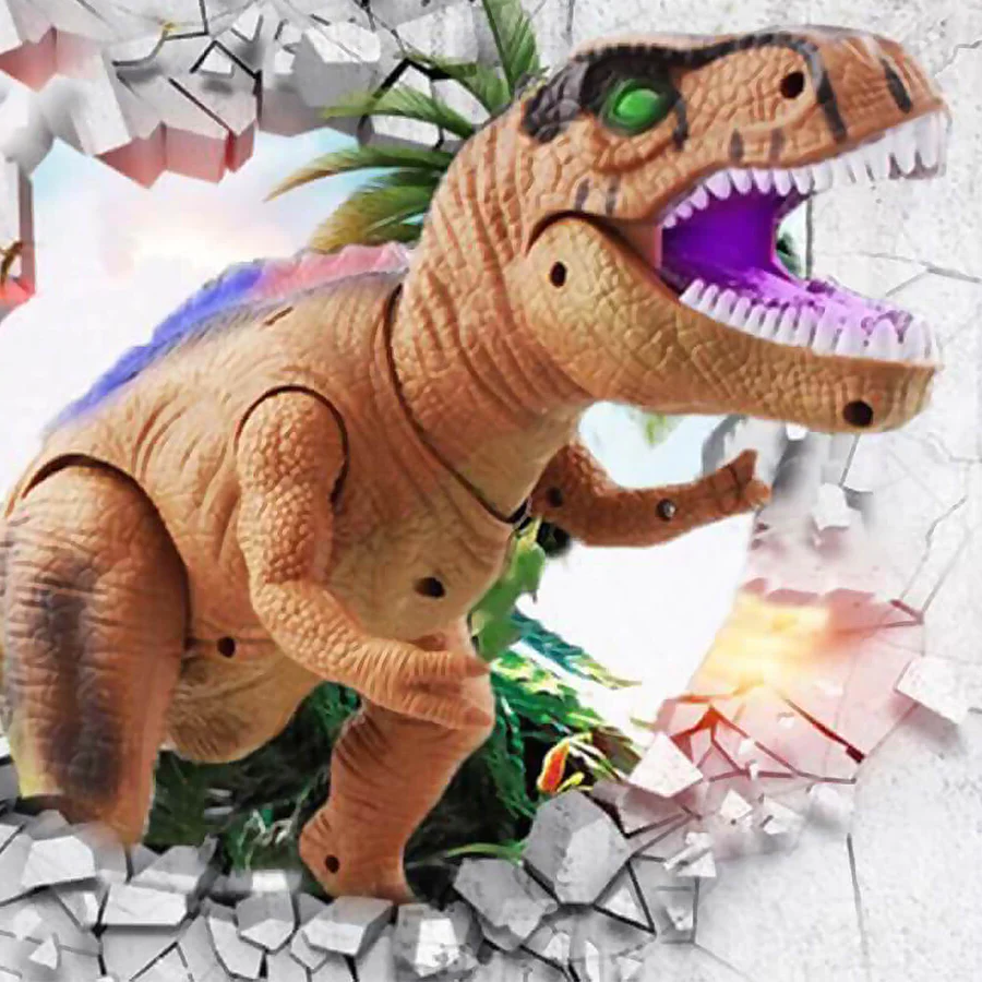 Interactive Remote Control Dinosaur – Walking, Roaring, and Light-Up Dino Toy for Boys and Girls