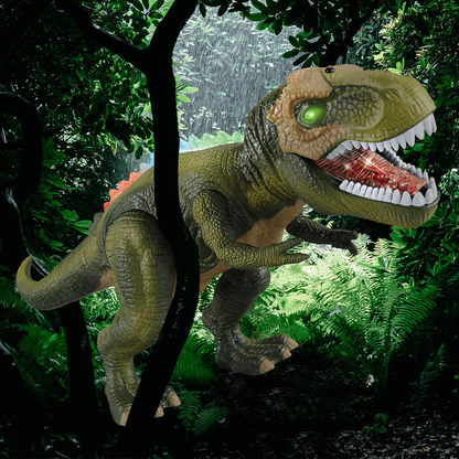 Interactive Remote Control Dinosaur – Walking, Roaring, and Light-Up Dino Toy for Boys and Girls
