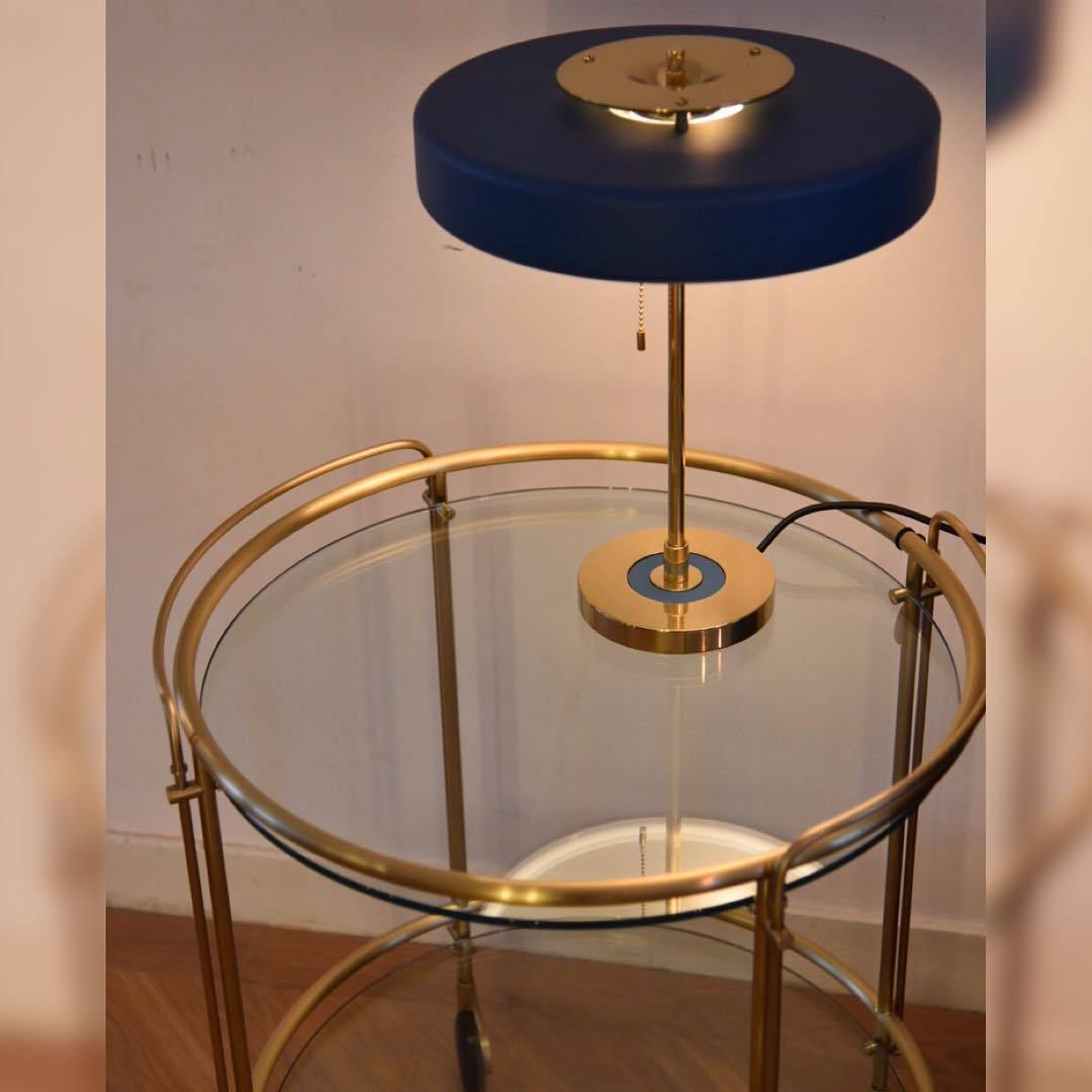 ElegantGlow – Timeless Metal and Acrylic Table Lamp