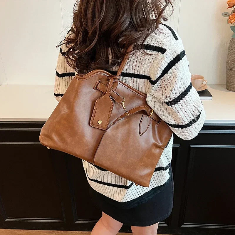 Amelia Retro Tote Bag – Vintage-Inspired and Stylish Everyday Handbag