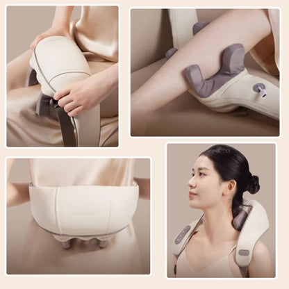 Heated Neck and Shoulder Massager | Deep-Kneading Shiatsu Massage Device with Adjustable Heat