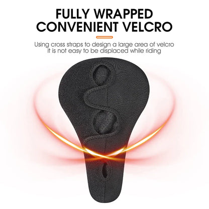 Wear-Resistant Bicycle Saddle Cover with Shock Absorption and Waterproof Design – Soft Bike Seat Cushion for Comfort