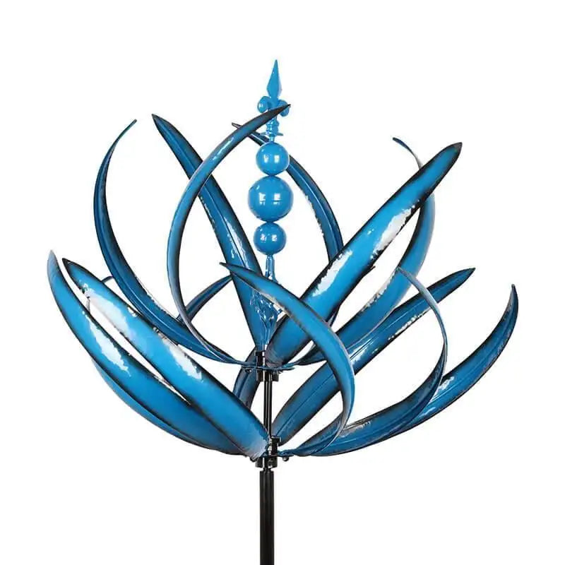 Harlow Wind-Driven Kinetic Art Sculpture - Elegant Metal Garden Spinner