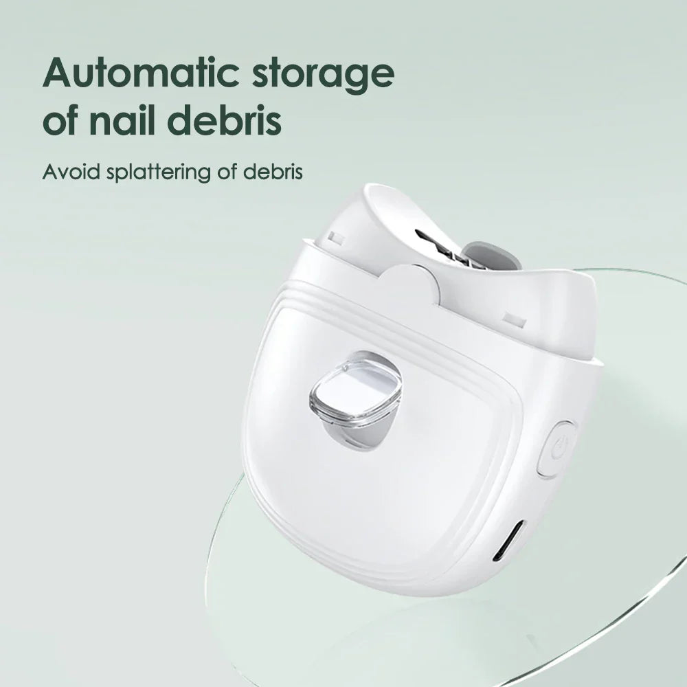 Electric Nail Trimmer – Safe, Painless Nail Grooming | Rechargeable & Quiet