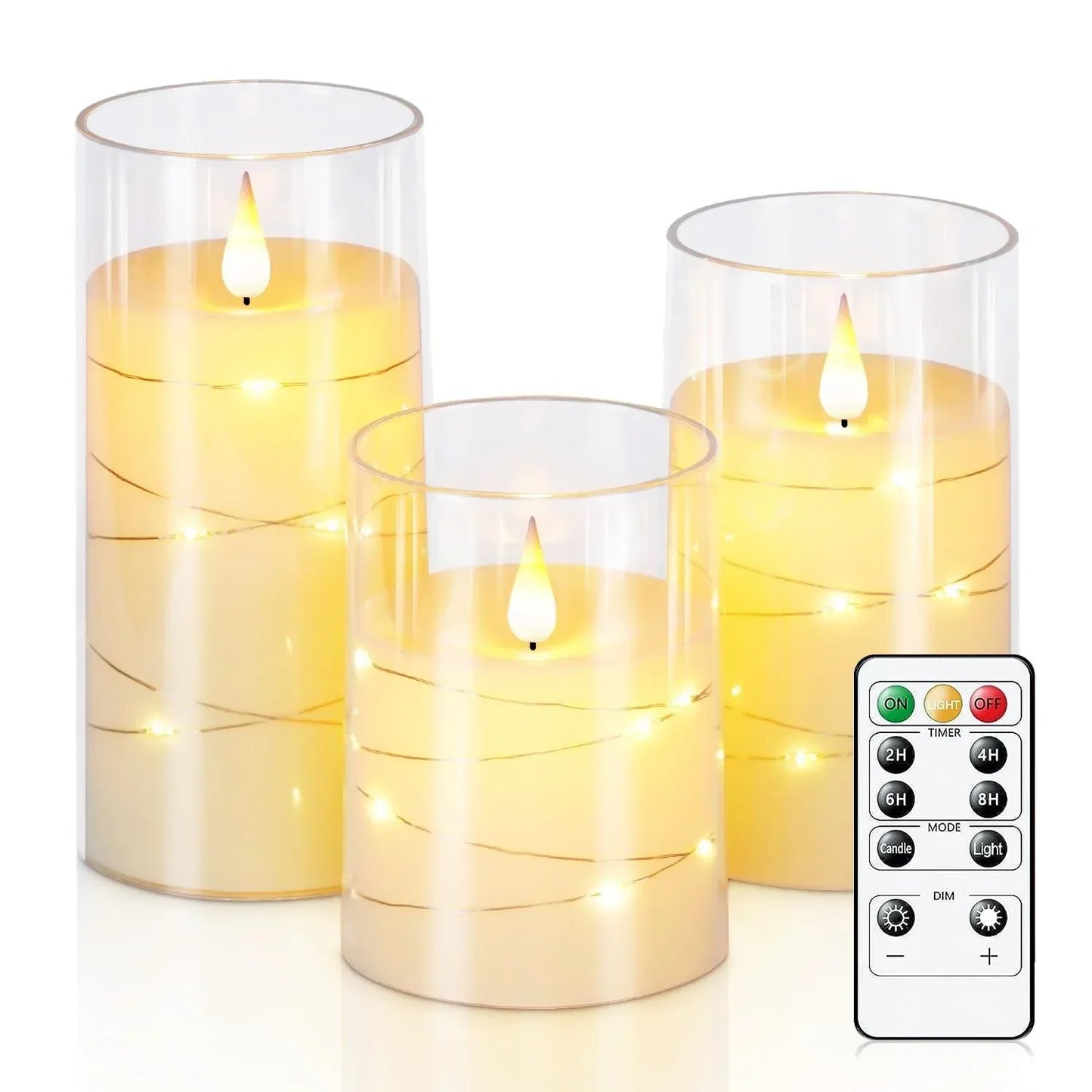 FlameGlow – LED Candles with Realistic Flame Effect