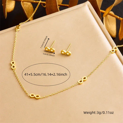 Gold Bow Jewelry Set – Elegant & Dainty Bow-Themed Accessories for Women