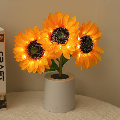 BloomBright - Sunflower Inspired Table Lamp