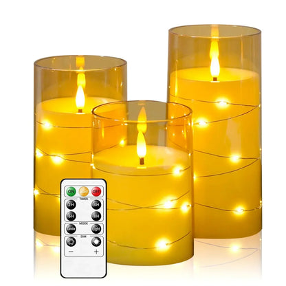 FlameGlow – LED Candles with Realistic Flame Effect