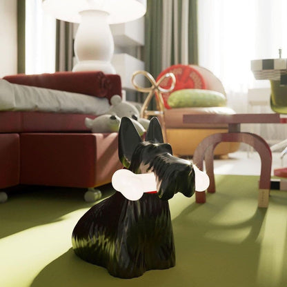 PuppyShine – Playful Scottie Dog LED Table Lamp