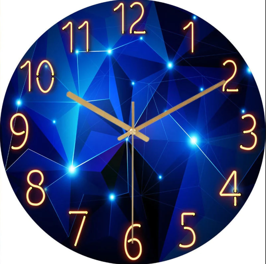 ChronoEdge – Stylish Modern Wall Timepiece