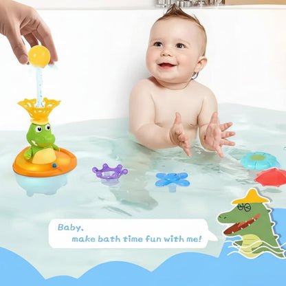 Light Up Crocodile Bath Toy – Interactif et jeux d'eau – Jouets de bain « Fontaine Crocodile »
