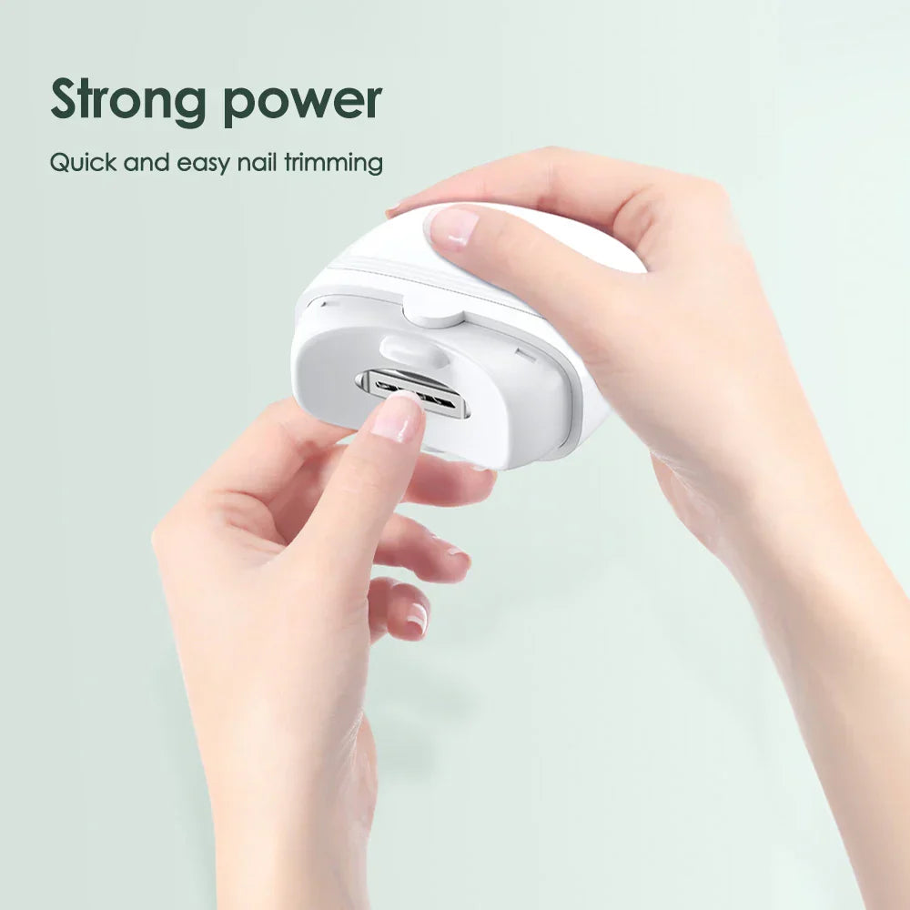 Electric Nail Trimmer – Safe, Painless Nail Grooming | Rechargeable & Quiet