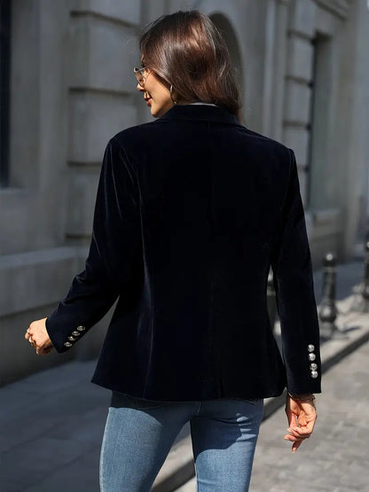 Selene Blazer | Soft Velvet Finish | Tailored Fit
