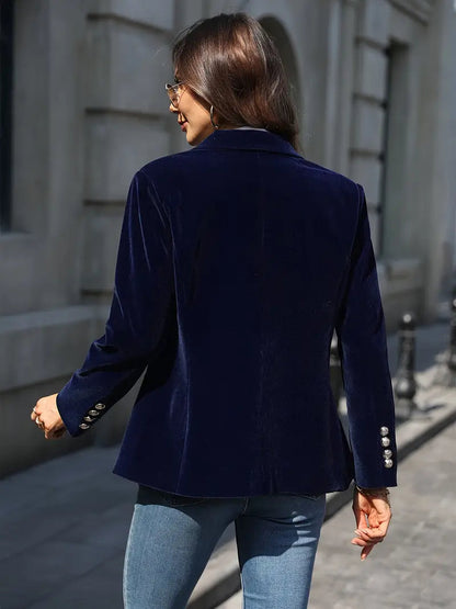 Selene Blazer | Soft Velvet Finish | Tailored Fit