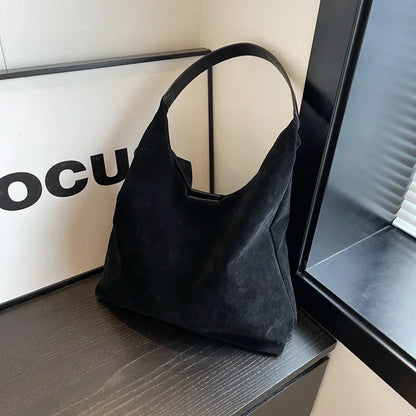 Nora Suede Tote – Soft and Stylish Everyday Handbag