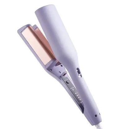 Triple Barrel Ceramic Hair Waver | Curling Iron for Beach Waves | Fast Heat-Up Anti-Frizz Styling Tool