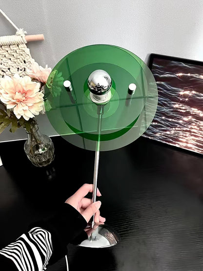 ReflectaLume – Stylish Geometric Table Lamp