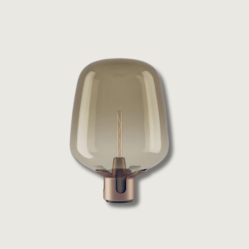 Luminous Glass - Elegant Table Lamp with Warm LED Glow