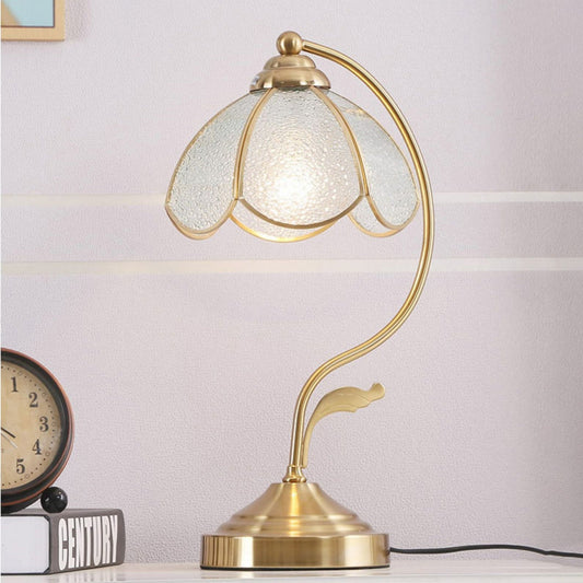 GlowPetal – Luxurious Floral Glass Table Lamp