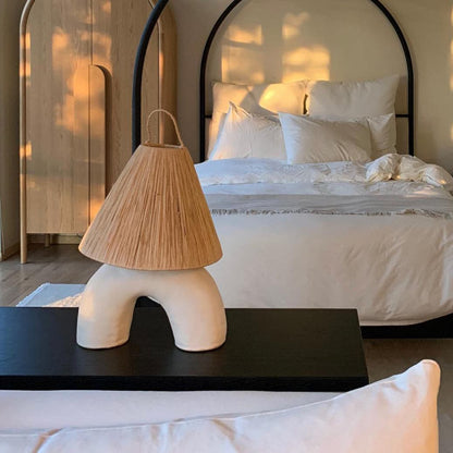 ElectraGlow - Contemporary Lamp with Powerful Base and Efficient Light