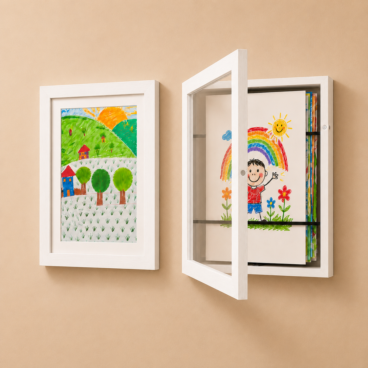 KidFrame™ Cadre d’Art pour Enfants – Conservation Élégante des Chefs-d’œuvre | Déco de Chambre