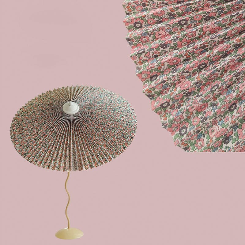 LuxePleat - Elegant Table Lamp with a Textured Pleated Shade
