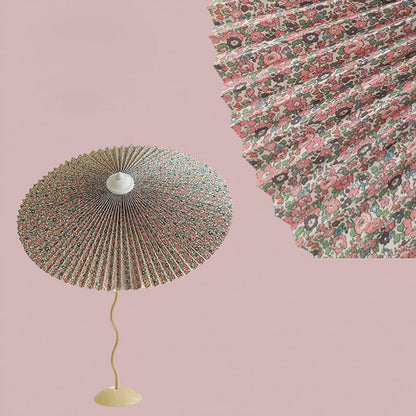 LuxePleat - Elegant Table Lamp with a Textured Pleated Shade